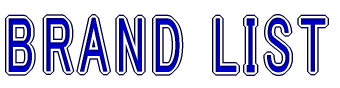 brand list